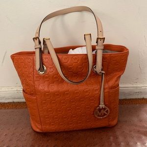 Michael Kors Orange Tote Bag